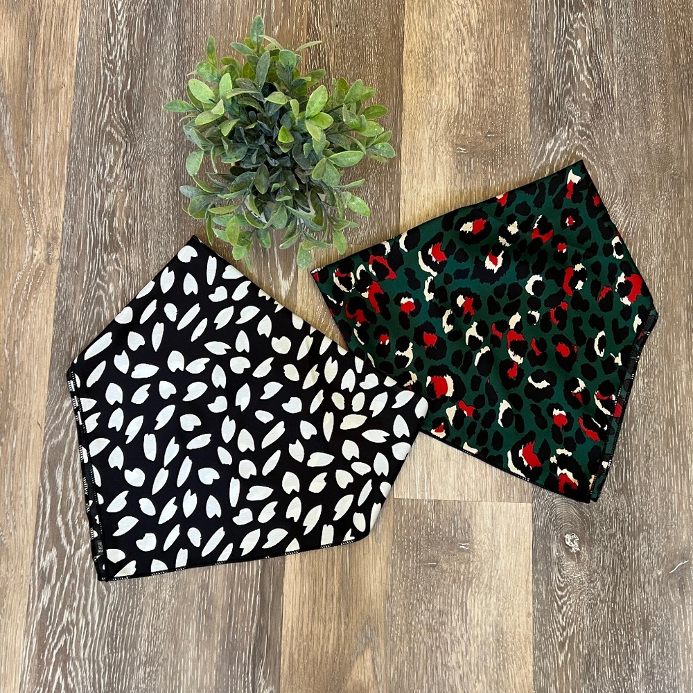 Tie Back Strapless Bandana Tube Top Set of TWO